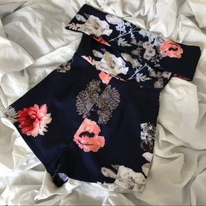 FLORAL ROMPER